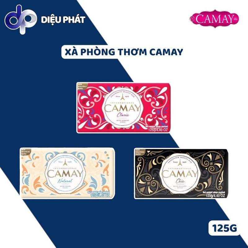 Thùng 72 Xà Phòng Tắm Camay Thơm Lâu Hương Nước Hoa Cổ Điển Classic Chic Naturel