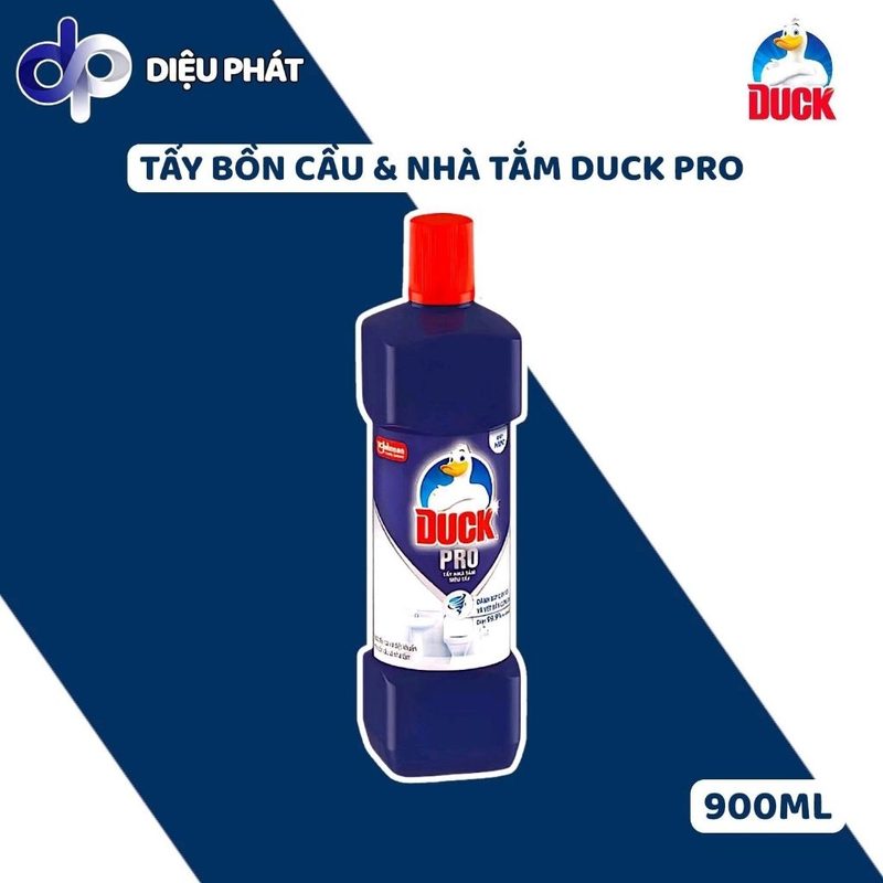 COMBO Nước Tẩy Rửa Nhà Tắm DUCK 900ml - Làm Sạch Vết Bẩn, Khử Mùi, Diệt Khuẩn Hiệu Quả
