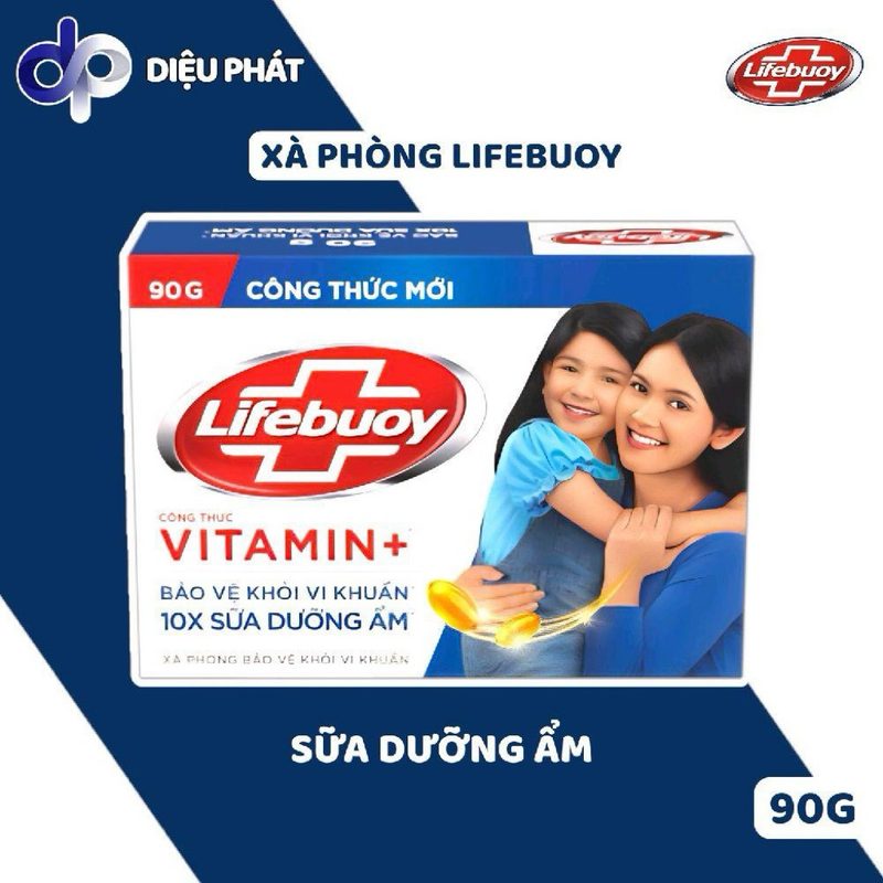 Ảnh 4 của COMBO Xà Bông Cục Lifebuoy 90g - Bảo Vệ Vượt Trội, Sữa Dưỡng Ẩm, Khổ Qua, Bạc Hà Mát Lạnh - Xà Phòng