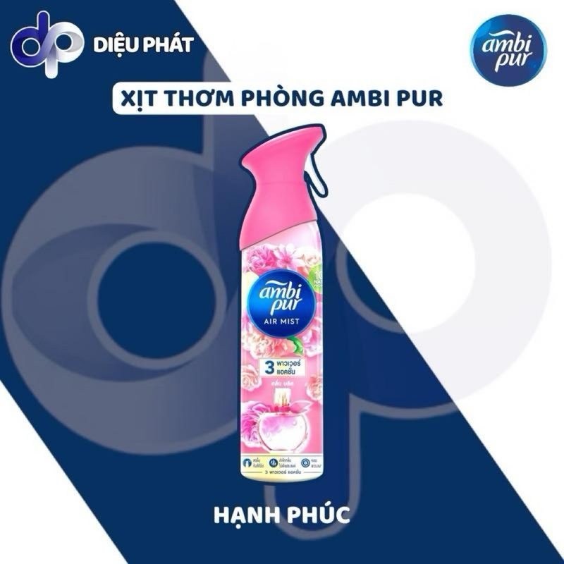 COMBO 2 Xịt Thơm Phòng Ambi Pur Hương Đam Mê/ Hạnh Phúc/ Mộng Mơ/ Huyền Bí Chai 275ML