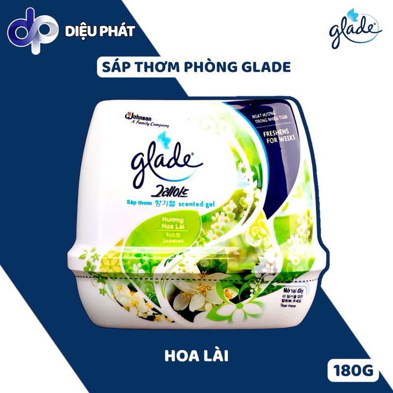 Thùng Sáp Thơm Glade 180g – 16 Hương (9 Cơ Bản, 3 Cao Cấp, 4 Hello Kitty) | Khử Mùi Thơm 30 Ngày