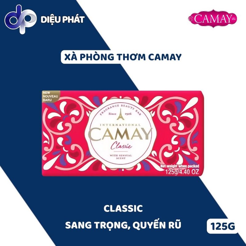 Ảnh 2 của Thùng 72 Xà Phòng Tắm Camay Thơm Lâu Hương Nước Hoa Cổ Điển Classic Chic Naturel