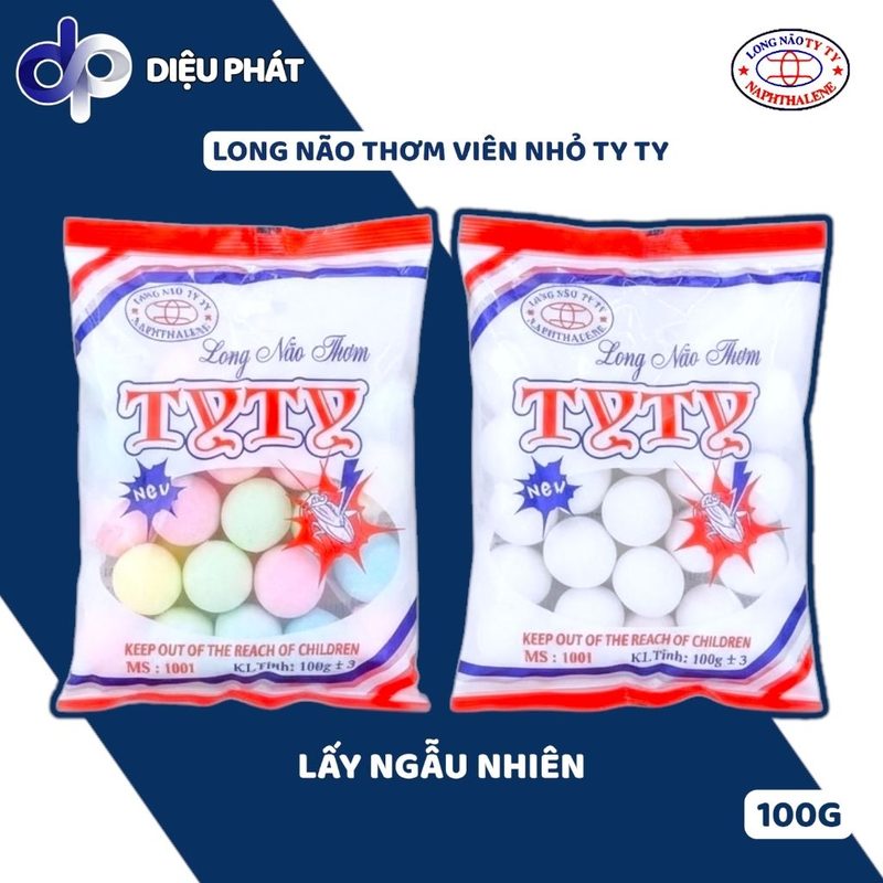 COMBO Long Não Thơm Ty Ty Gói 28 Viên 100g - Chống Gián, Kiến, Sạch Không Gian, Mùi Dễ Chịu