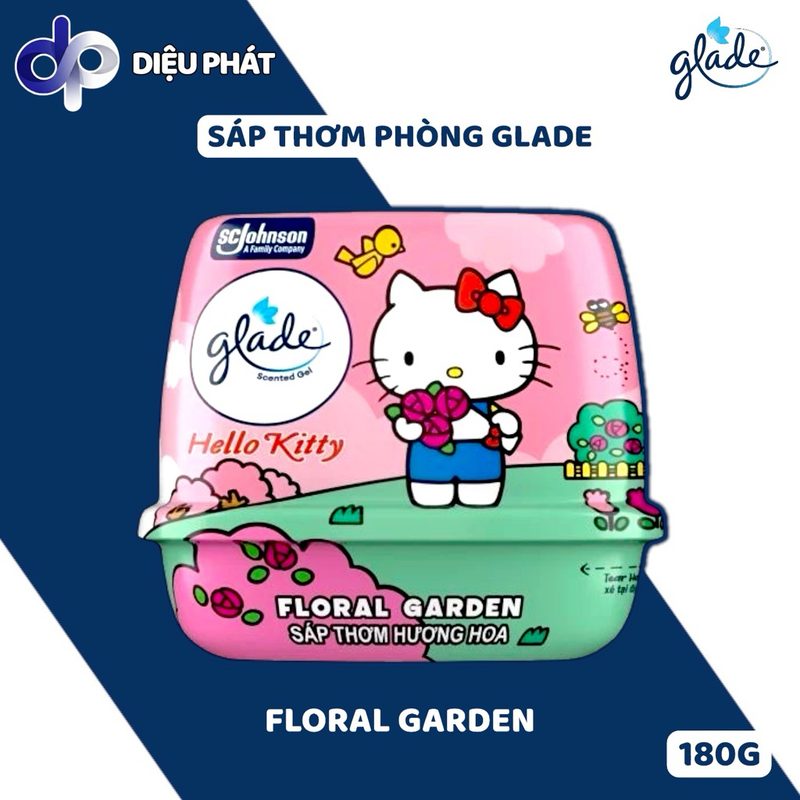 Ảnh 3 của COMBO Sáp Thơm Glade 180g – 16 Hương (9 Cơ Bản, 3 Cao Cấp, 4 Hello Kitty) | Khử Mùi Thơm 30 Ngày