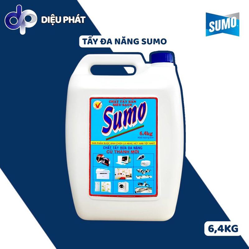 Tẩy Đa Năng SUMO Can 6.4kg – Hiệu Quả Vượt Trội Trong Việc Loại Bỏ Vết Bẩn Cứng Đầu