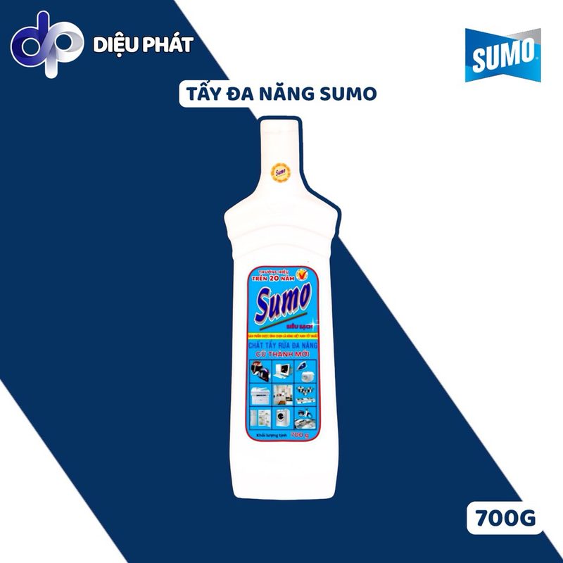 COMBO Tẩy Đa Năng SUMO Chai 700G - Loại Bỏ Vết Bẩn Cứng Đầu Hiệu Quả Vượt Trội
